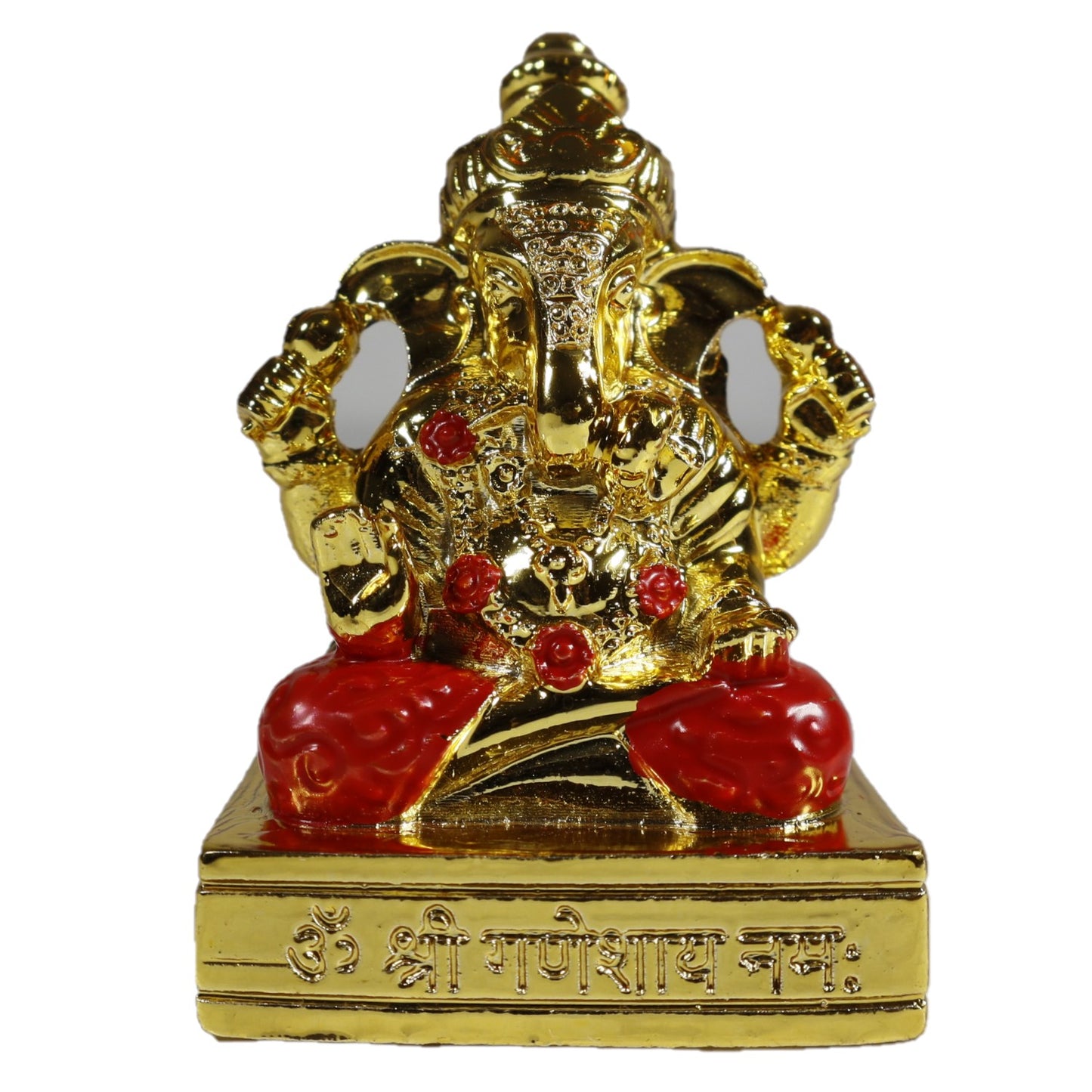 Gold plated Ganesh idol 