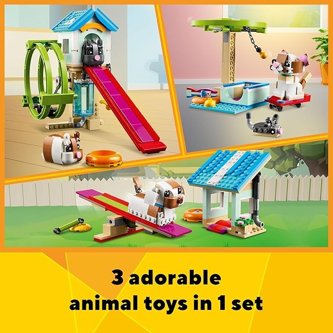 (ITN) LEGO Creator Hamster Wheel 3in1 Animal Toy Set SKU31155