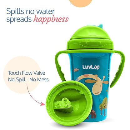 green and blue color combination feeding bottle