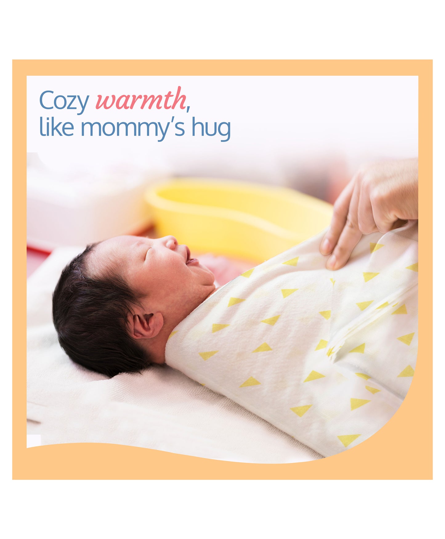 baby wrapper with soft and smooth baby feel comfort