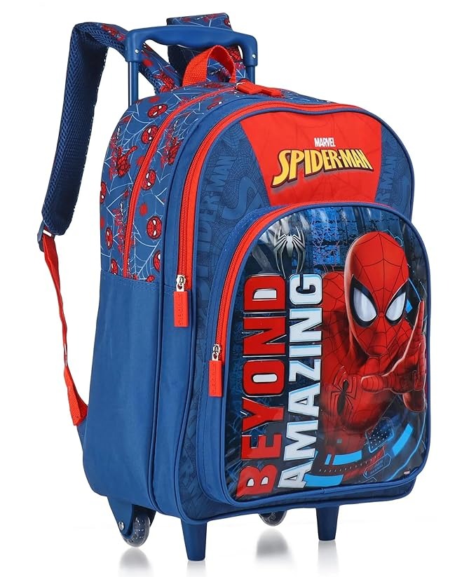 Striders Marvel Spider-Man 18 Inches Trolley School Bag For Boys SKUMVL220