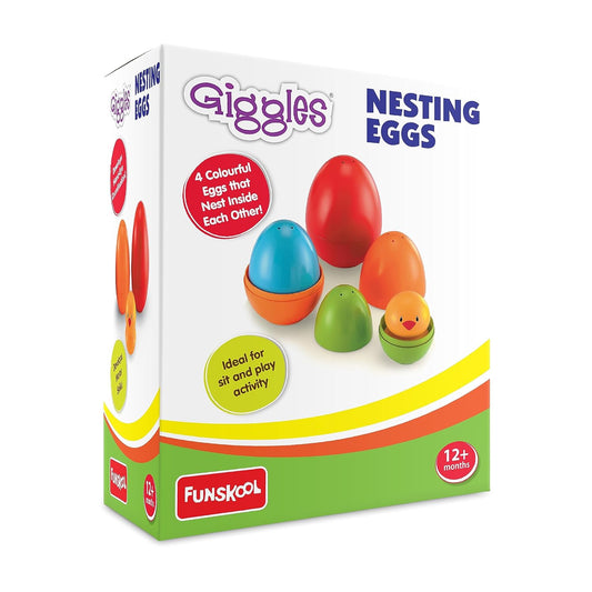 Plastic Eggs Nesting Toy