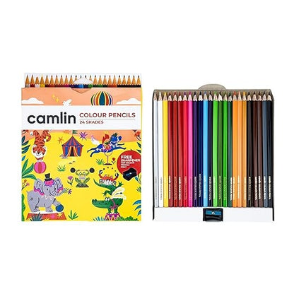 Camlin 24-Shade Full Size Colour Pencil Set SKU131278 (ITN)