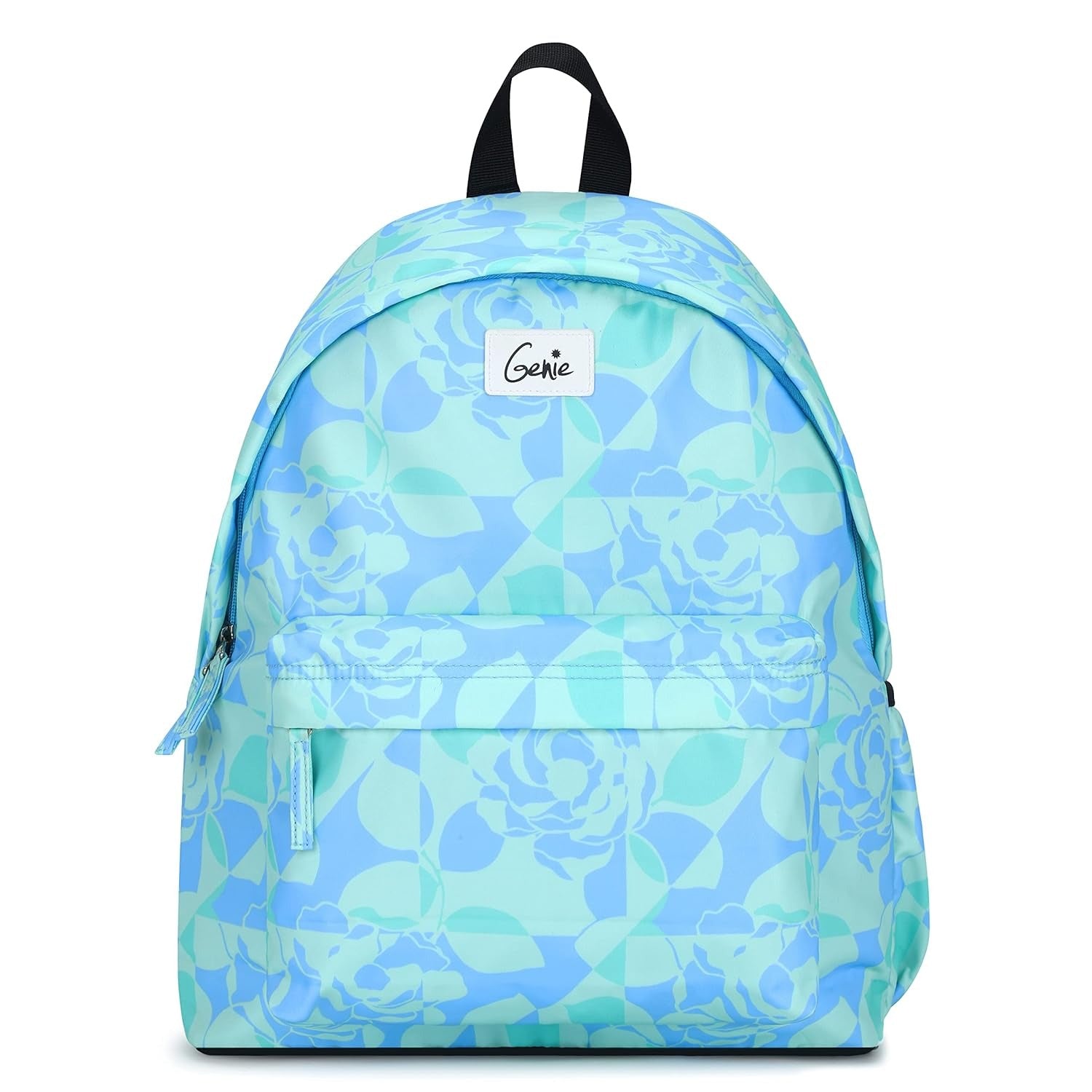 GENIE GRACE Backpack, blue and green college bag laptop backback ,black, travelling, for girls