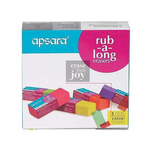 ITN Apsara Rub-A-Long Eraser Big-Pack of 20 Sku0002