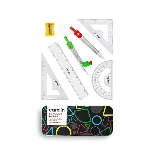 (ITN) Camlin Scholar Basics Geometry Box SKU58961