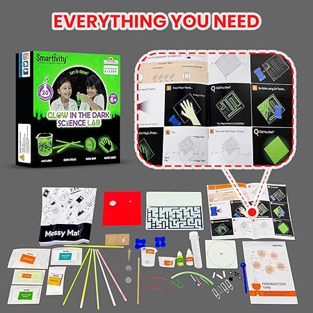 Glow Magic Science Experiment Kit for Kids