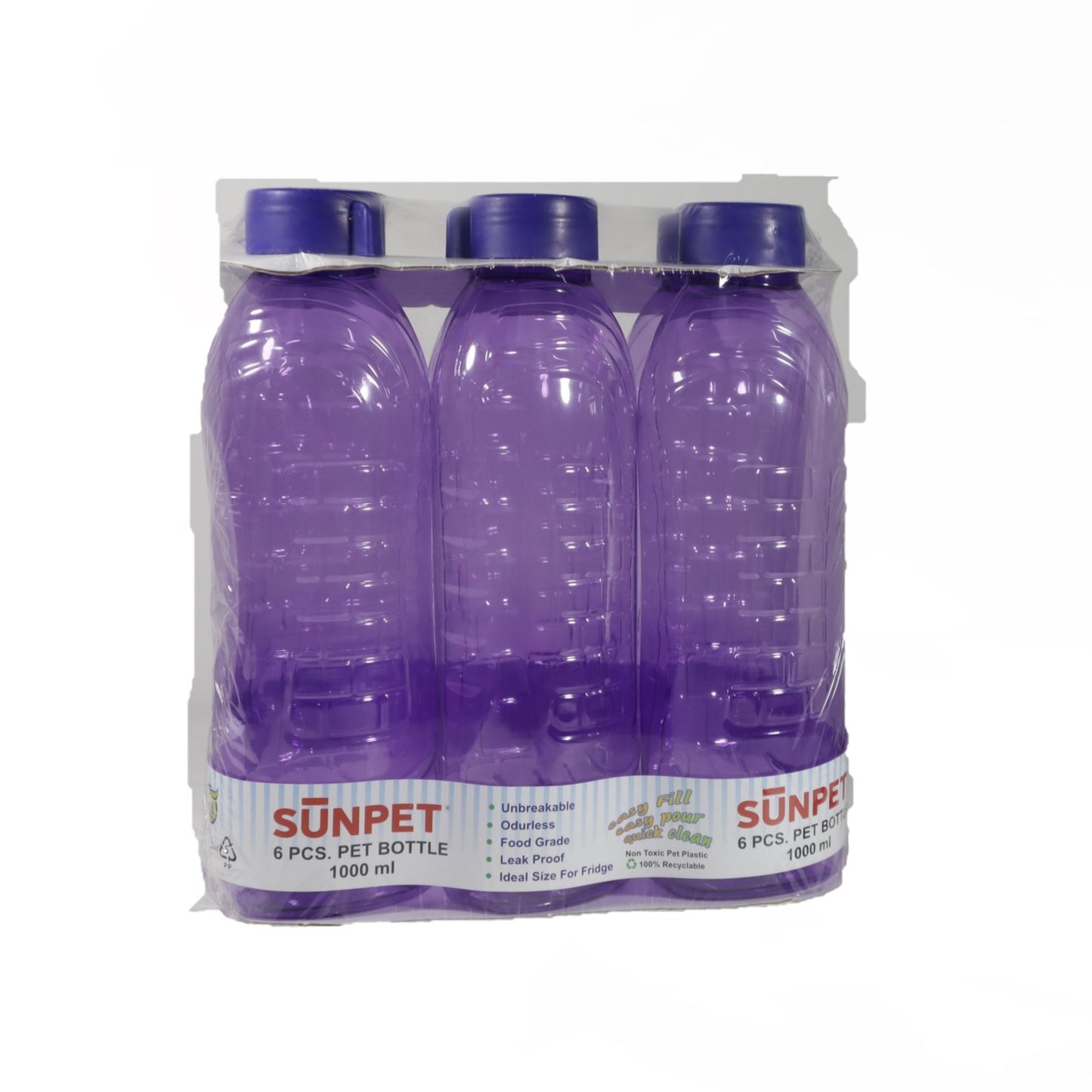 purple water bottle