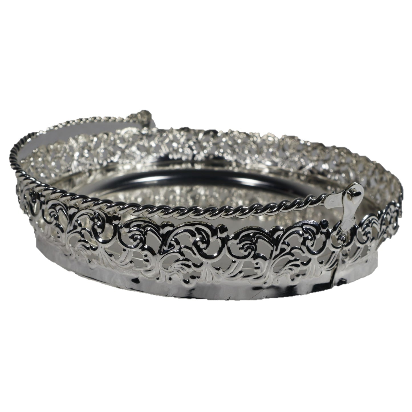 Germen silver White Basket  for Pooja Festivals Gift