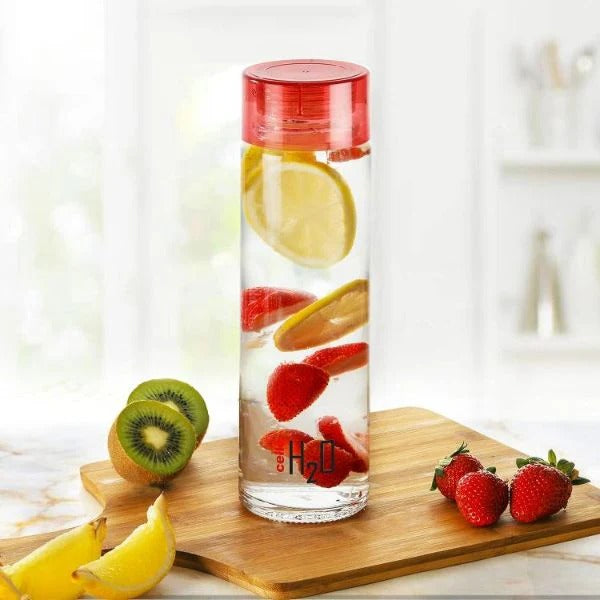 (ITN) Cello H2O Glass Fridge Water Bottle 1000ml SKU14531