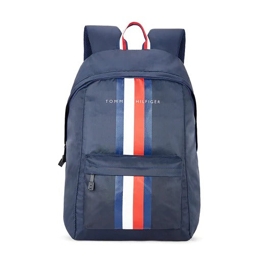 Stay organized and stylish with the Tommy Hilfiger Raylan Laptop Backpack. This backpack, featuring the iconic Tommy Hilfiger logo, is crafted from fine polyester material that offers durability and a sleek look. Designed with a specific compartment for your laptop, the Raylan backpack is the perfect blend of fashion and function.