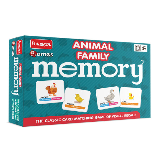 GIGGLE FUNSKOOL Animal Family Memory