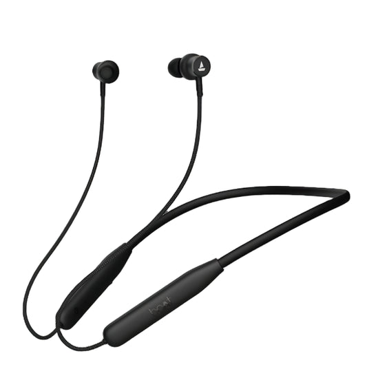 the boAt Newly Launched Rockerz 110 Wireless Neckband in black