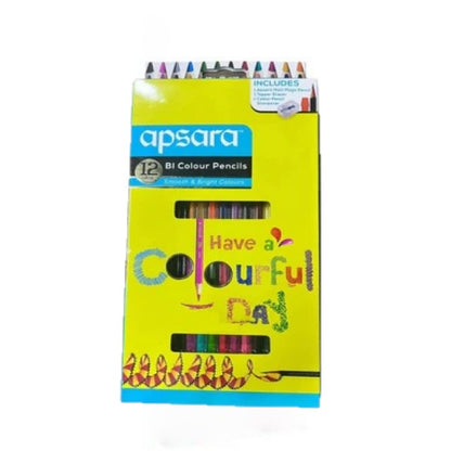 (ITN) Apsara 12 shades BI Colour Pencils SKU70005