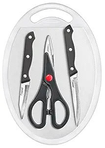 Prestige Truedge 4 pc Knife Set Utility Knife Paring Knife Scissors Board