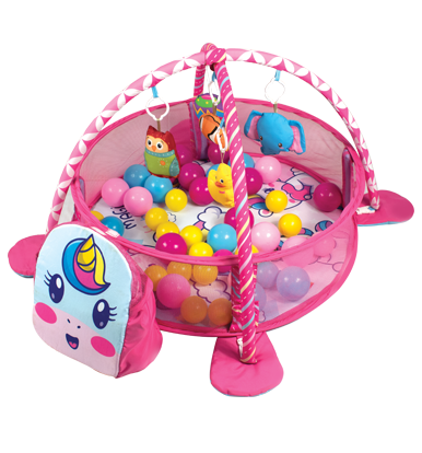 3 IN 1 BABY GYM itoys 3 in 1 BABY Playgym - STYLISH Multicolor