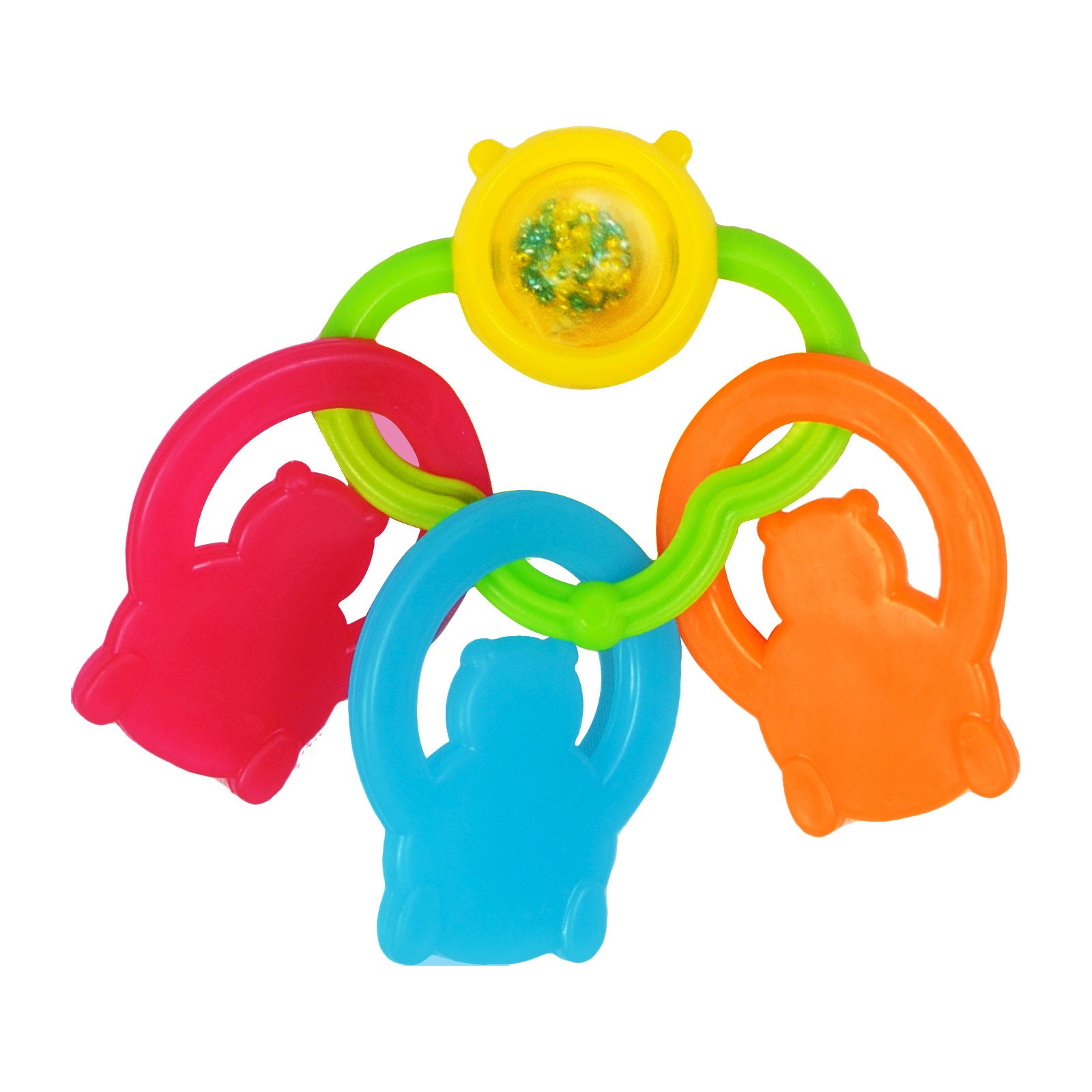 GIGGLE FUNSKOOL Bear Teether Rattle