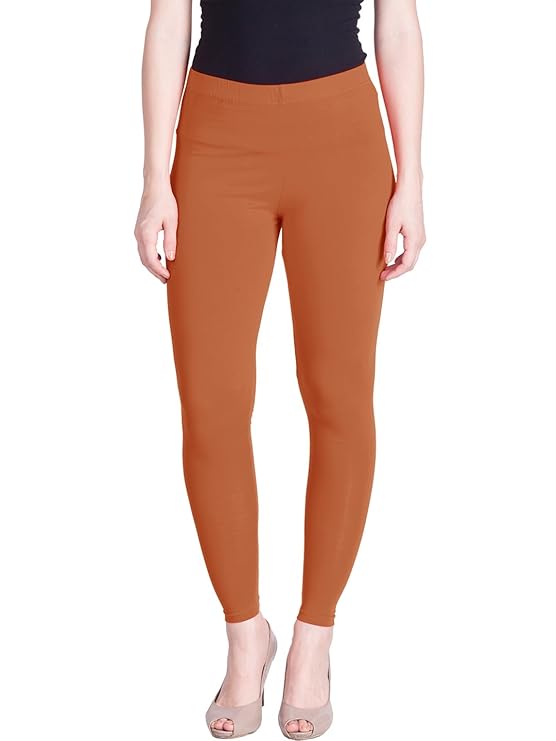 Lyra Women's Ankle Length Leggings L-137(HONEY)