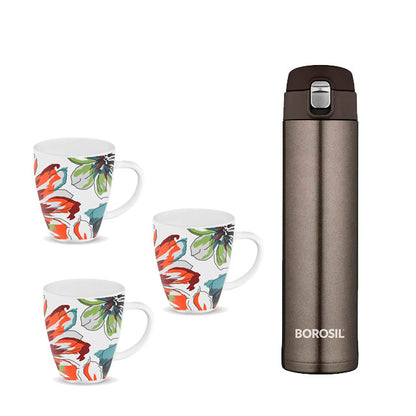 Borosil opalware mugs