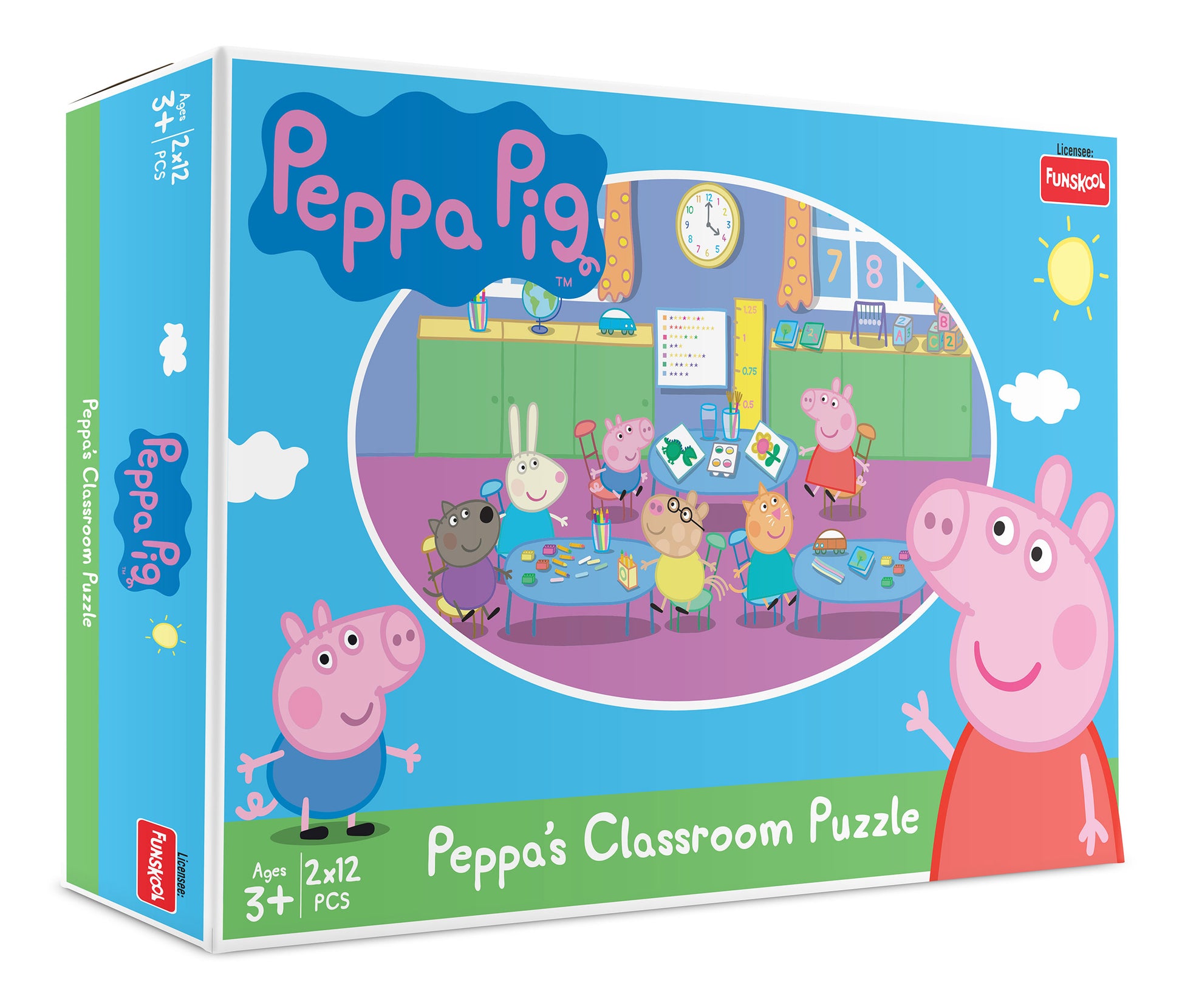 peepa pig classroom puzle