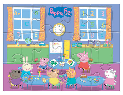 peepa pig classroom puzle