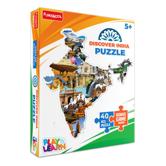 Funskool Discover india  40 + puzzels