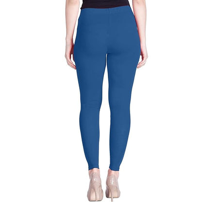 Lyra Women's  Ankle Length Leggings L-49 (INK BLUE)