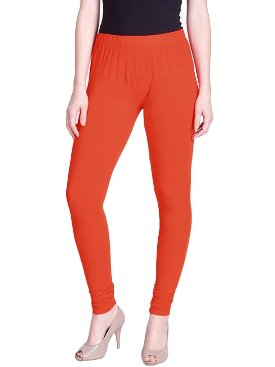 Lyra Women's Churidar Leggings 138 (SQUASH ORANGE)