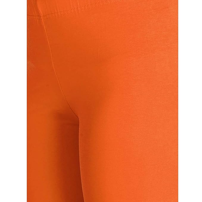 Lyra Women's  Ankle  Length Leggings L-116 (CARROT ORANGE)