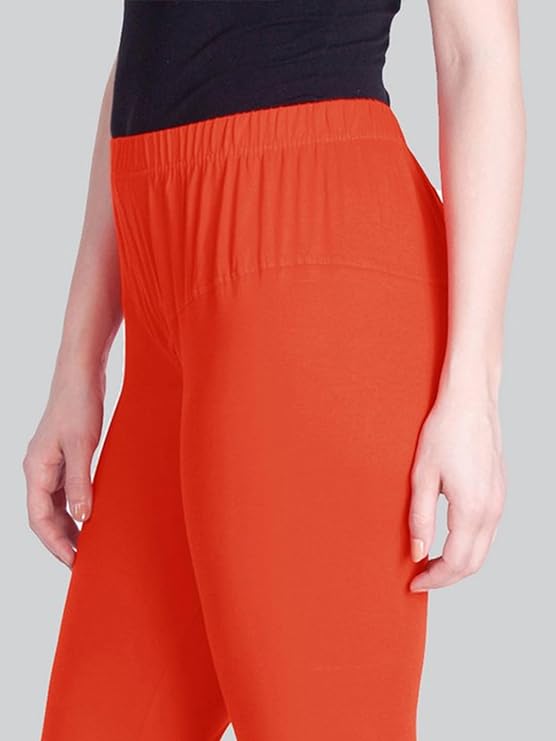 Lyra Women's Churidar Leggings 138 (SQUASH ORANGE)