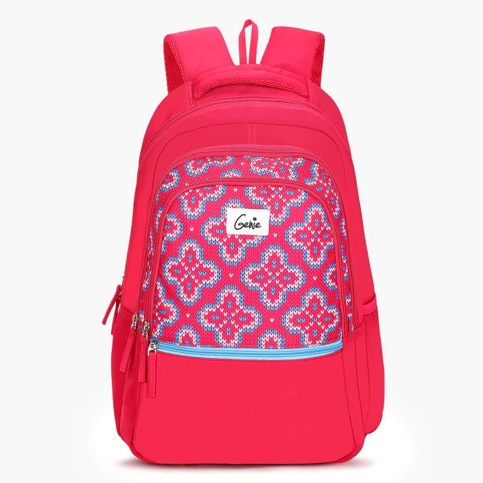 GENIE GRACE Backpack, Laptop Backpack, Kleid School Bag,Girls ,Pink, Polyester Fabric, stylish ,fashion, blue.