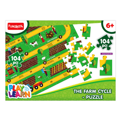 GIGGLE FUNSKOOL The Farming Cycle Puzzle