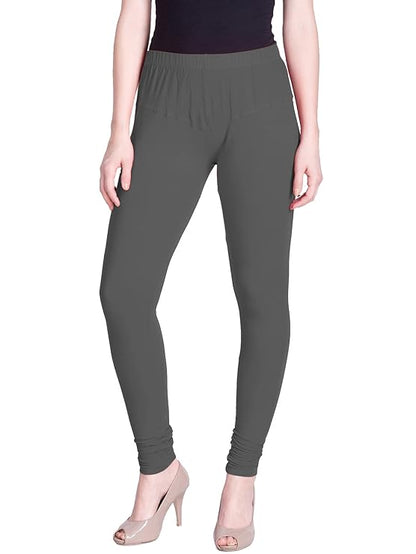 Lyra Women's  Churidar Leggings L-121 (SMOKE GREY)