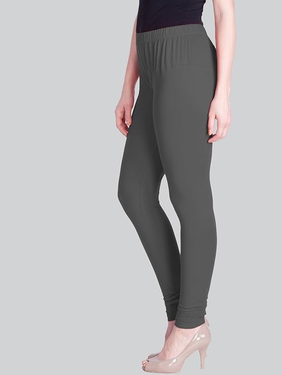 Lyra Women's  Churidar Leggings L-121 (SMOKE GREY)