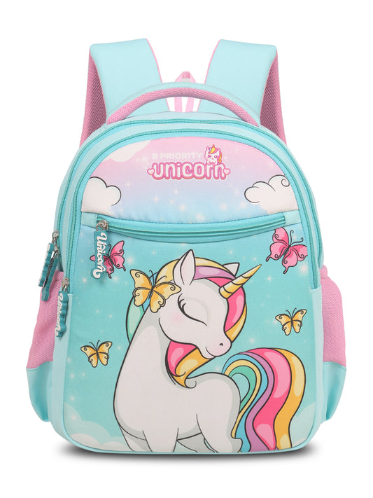 Blue and Pink unicorn school bag