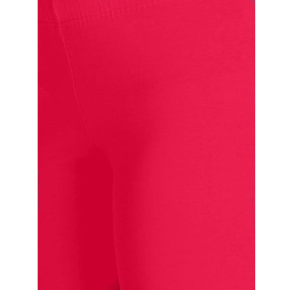 Lyra Women's Ankle  Length Leggings L-94 (TOMATO RED)