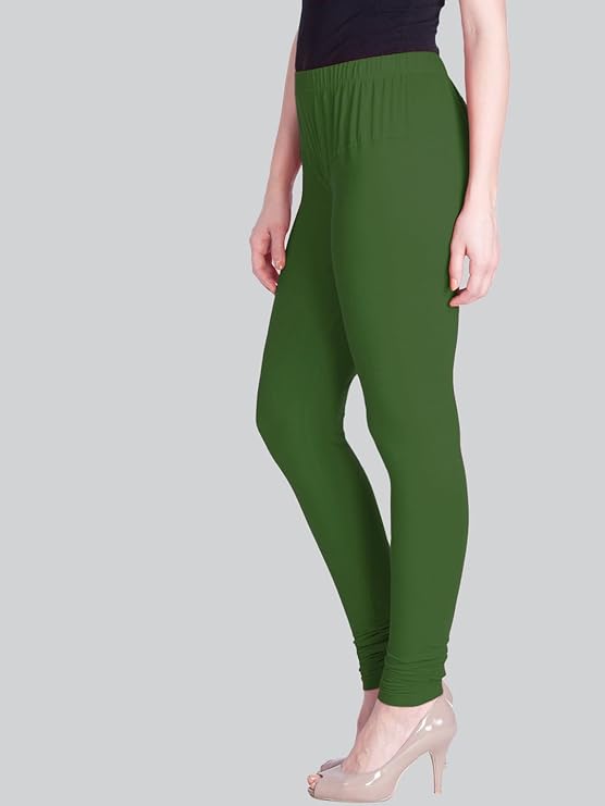 Lyra Women's  Churidar  Leggings L-109 (SPRING GREEN)