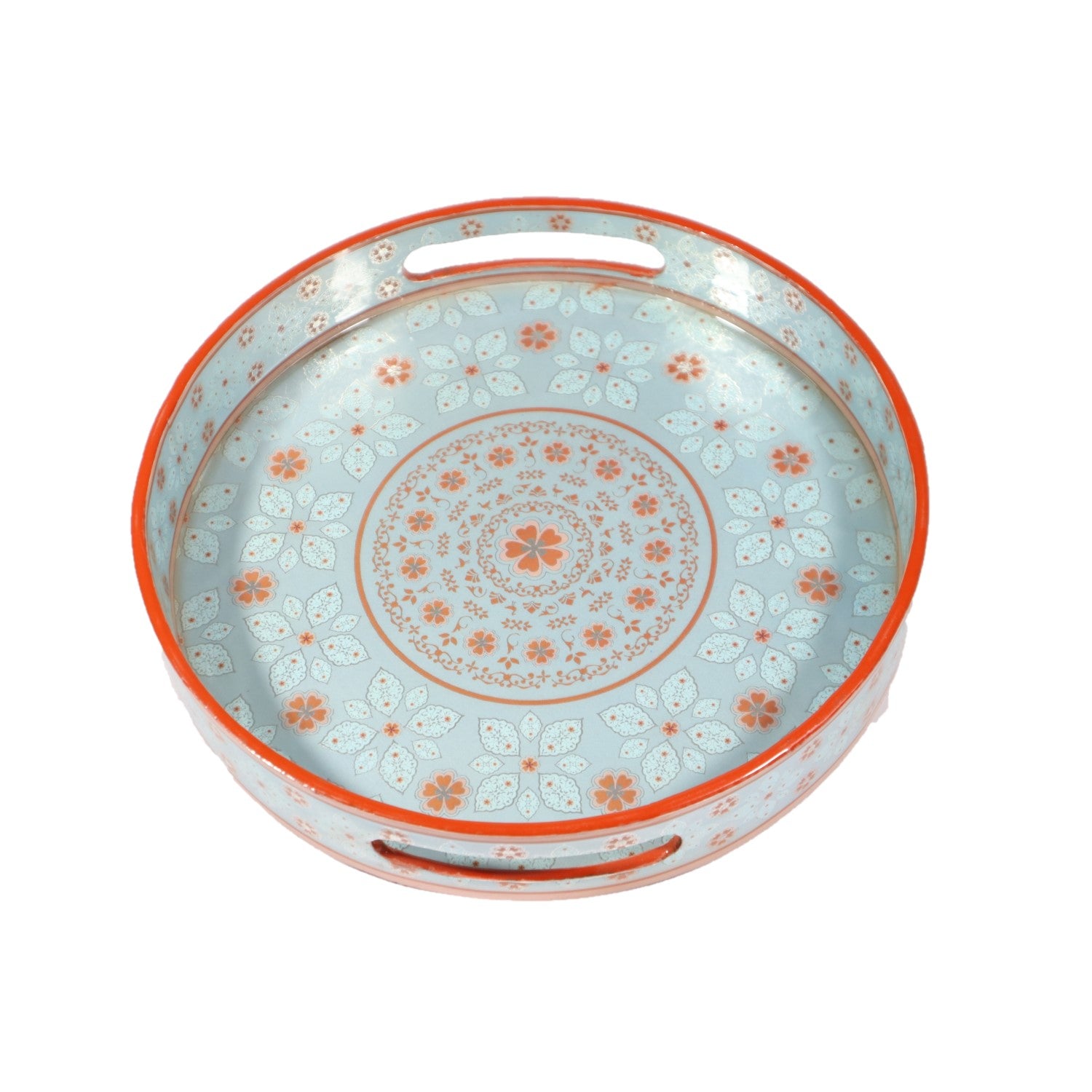 This multi functional tray set  Orange color 