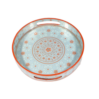 This multi functional tray set  Orange color 