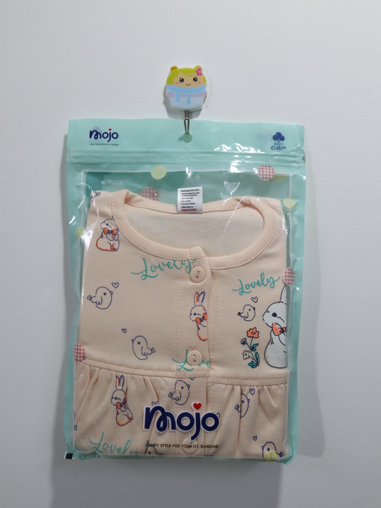 Wrap your little one in the sweet charm of the MOJO Baby Girls Frock Dress