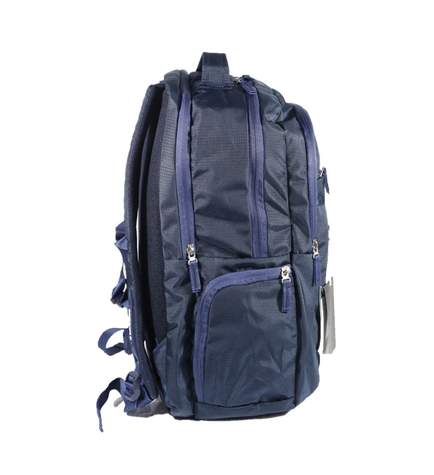 Priority Rojer Laptop Backpack , college, awesome navy blue one side water bottle, comfort zipper