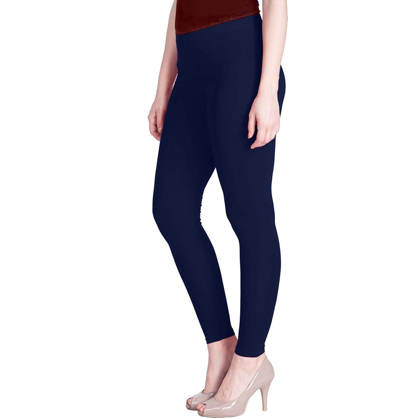 Lux  Lyra Women's  Ankle Length Leggings L-25(TRUE BLUE)