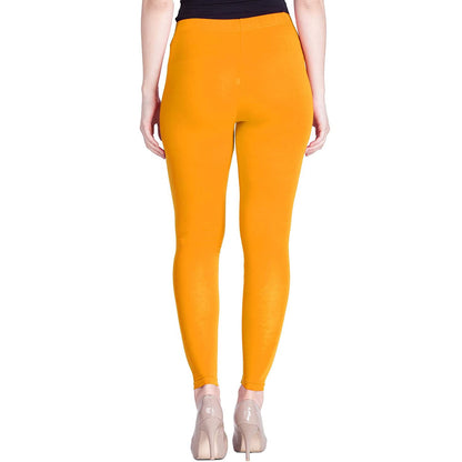 Lux Lyra Women's Ankle Length Leggings L-75(TURMERIC)