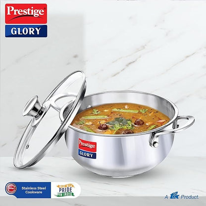 Prestige Glory Stainless Steel Cookware Kadai