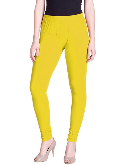 Lyra Women's   Churidar Leggings L-112(SUN FLOWER)