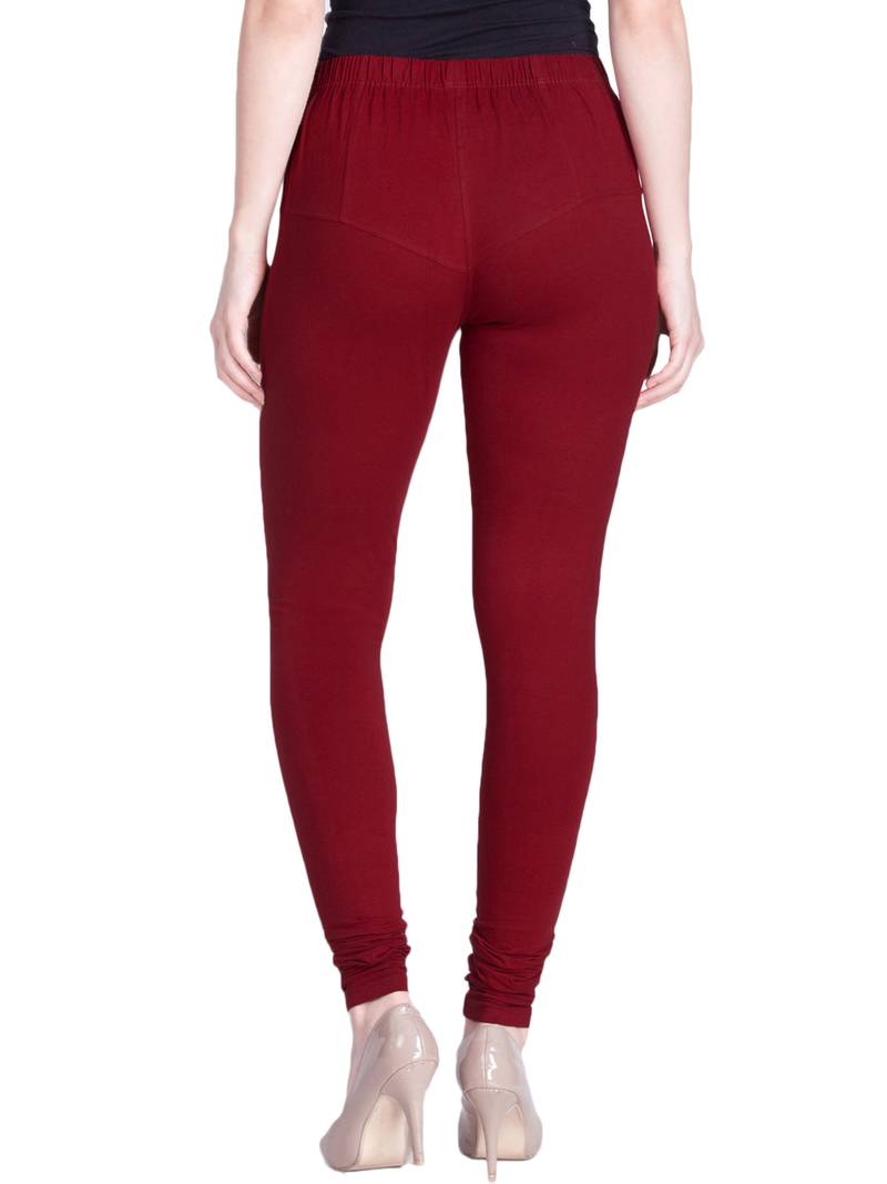 Lyra Women's   Churidar Leggings L-13(MAROON)