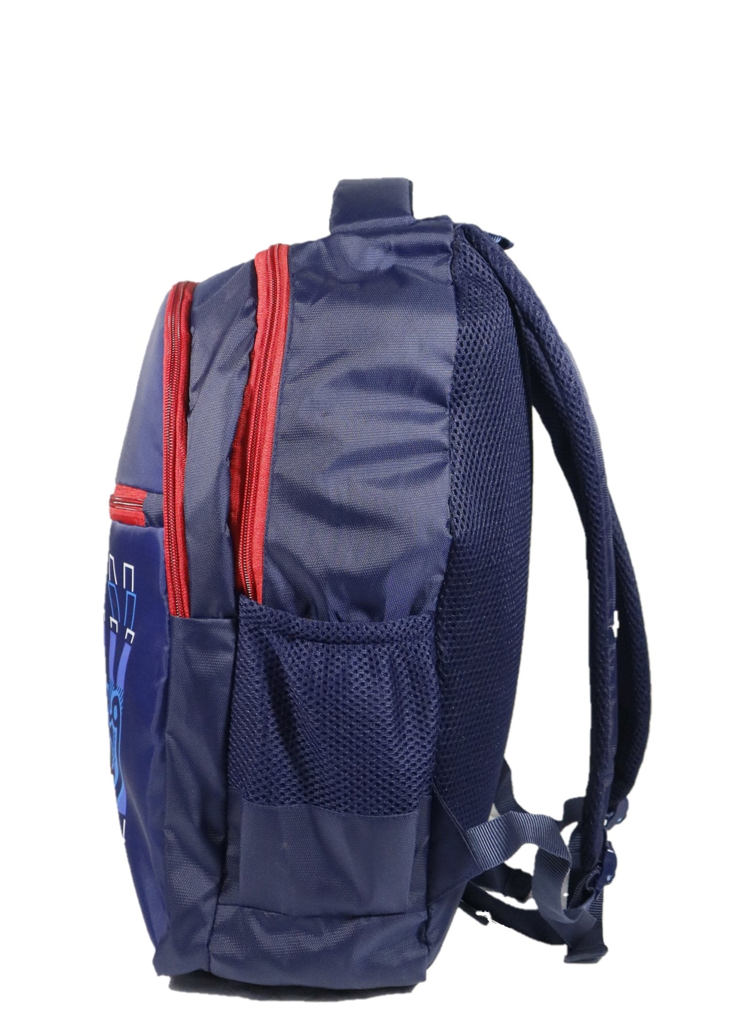 School Bag priority navy blue and red 