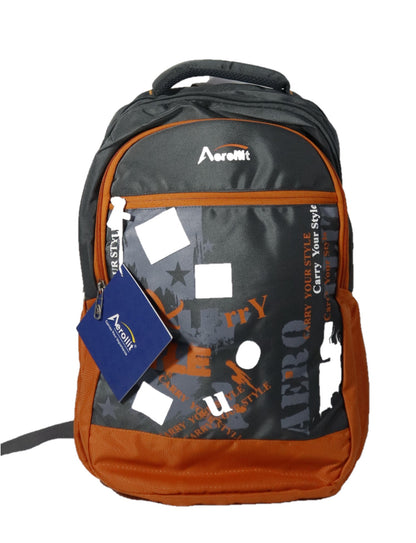 Stay organized and stylish with the Aerollit BP-1280 College Bag. Designed for both boys and girls, this orange backpack features durable polyester fabric and is fully padded for comfort and breathability. Perfect for school or travel, stay worry-free with its compression feature. Made in India.