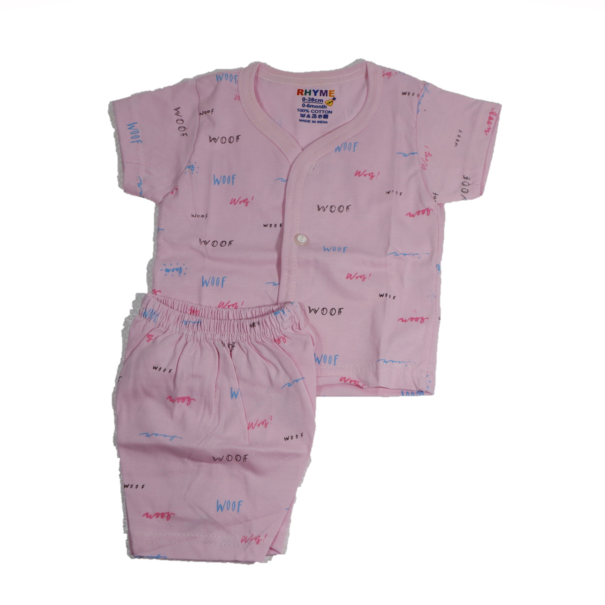 pink colour baby summer wear