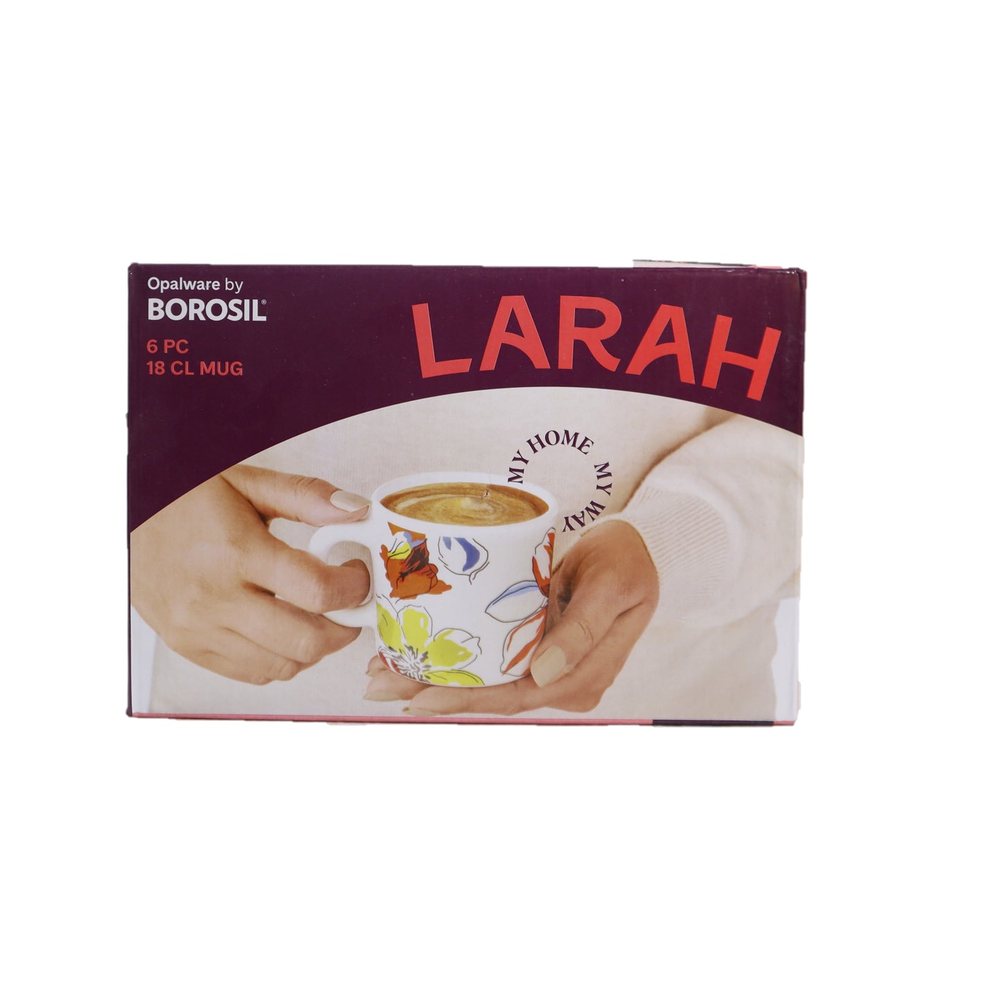 daily tea or coffee ritual with the Larah by BOROSIL Novelty Series Dreamer Opalware Mug set